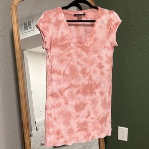 Tie dye tshirt dress